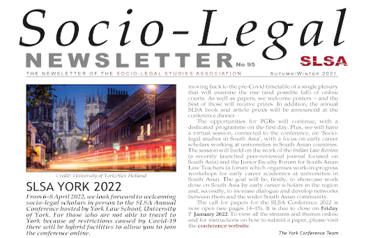 Socio-Legal Newsletter